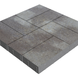 Плитка тротуарная SteinRus Грас Б.4.П.8, Backwash, Валдай, 400*200*80 мм