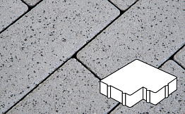 Плитка тротуарная Готика Granite FERRO, калипсо, Белла Уайт 200*200*60 мм