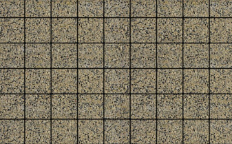 Плитка тротуарная Квадрум (Квадрат) Б.3.К.8 Гранит + желтый с черным