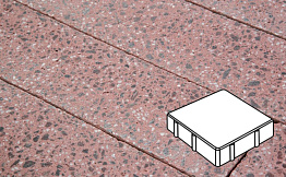 Плитка тротуарная Готика, City Granite FINO, квадрат, Ладожский, 150*150*100 мм