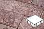 Плитка тротуарная Готика, City Granite FINO, Квадрат, Сансет, 200*200*60 мм