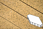 Плитка тротуарная Готика, Granite FERRO, Зарядье без фаски, Жельтау, 600*400*100 мм
