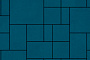 Плитка тротуарная SteinRus Инсбрук Альпен Б.7.Псм.6, гладкая, синий, толщина 60 мм