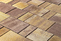 Плитка тротуарная BRAER Старый город Ландхаус 2.0 Color Mix Степь