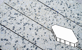 Плитка тротуарная Готика, Granite FINO, Зарядье без фаски, Грис Парга, 600*400*100 мм
