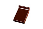 Клинкерный водоотлив Terca Dark brown shine глазурованный с блеском, 160*105*30 мм
