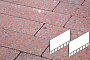 Плитка тротуарная Готика, City Granite FINO, Плита AI, Травертин, 700*500*80 мм
