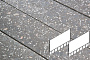 Плитка тротуарная Готика, City Granite FINO, Плита AI, Ильменит, 700*500*80 мм