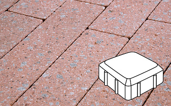 Плитка тротуарная Готика, Granite FINERRO, Старая площадь, Травертин, 160*160*60 мм
