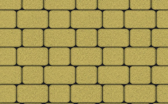 Плитка тротуарная Классико А.1.КО.4 гладкий желтый
