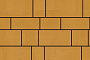 Плитка тротуарная SteinRus Инсбрук Тироль Б.4.Псм.6 гладкая, желтый, толщина 60 мм