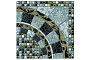Клинкерная декоративная вставка Gres Aragon Roseton Geo Acero, 650*650*16 мм