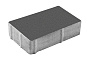 Плитка тротуарная Прямоугольник (Ла-Линия) Б.10.П.8 гладкий серый, 300*150*80 мм