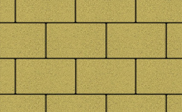 Плитка тротуарная Прямоугольник (Ла-Линия) Б.10.П.8 гладкий желтый, 300*150*80 мм
