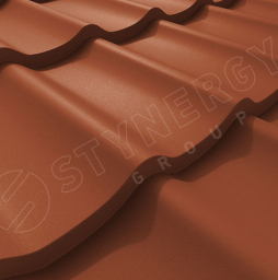Металлочерепица Stynergy СМ Классик Rooftop Бархат RAL 8004