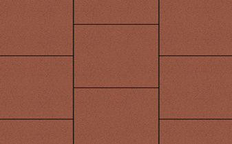 Плитка тротуарная Квадрум Б.6.К.6 гладкий красный 400*400*60 мм