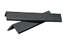 Уголок завершающий Polivan Group DENPASAR, черный, 2900*45*45 мм