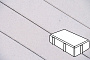 Плитка тротуарная Готика Profi, Брусчатка, кристалл, частичный прокрас, б/ц, 200*100*60 мм