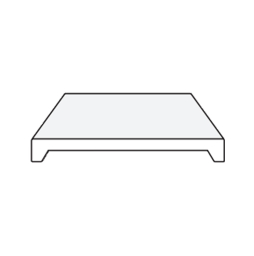 Терракотовая панель S.Anselmo Skin VTB, U-профиль, 500*145*35 мм