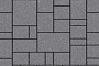 Плитка тротуарная Мюнхен Б.2.Ф.6см гранит серый