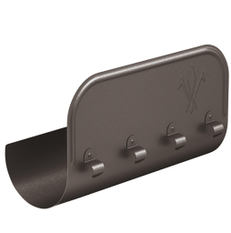 Ограничитель перелива прямой Aquasystem PURAL MATT RR 32 для системы 125/90, 0,4 м