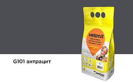 Затирка для швов weber.vetonit decor в мешке, антрацит, 2 кг