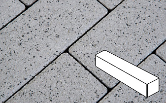 Плитка тротуарная Готика Granite FERRO, ригель, Белла Уайт 360*80*80 мм
