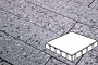 Плитка тротуарная Готика, Granite FINERRO, Квадрат, Галенит, 400*400*60 мм