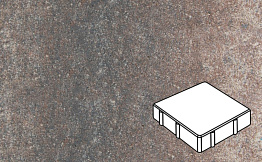 Плитка тротуарная Готика Natur FERRO, квадрат, Юпитер, 150*150*100 мм