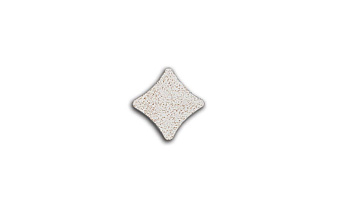 Клинкерная декоративная вставка Terraklinker (Gres de Breda) Estrella blanco esmaltado, 45*45*15 мм