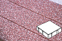 Плитка тротуарная Готика, Granite FINO, Квадрат без фаски, Емельяновский, 150*150*100 мм