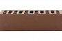 Кирпич облицовочный ЛСР темно-коричневый гладкий М175 250*120*65 мм