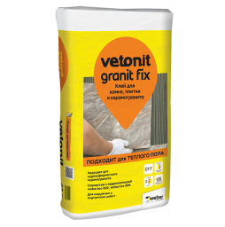 Плиточный клей vetonit granit fix 25 кг