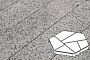 Плитка тротуарная Готика, City Granite FINO, Полигональ, Цветок Урала, 893*780*80 мм