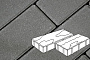 Плитка тротуарная Готика Profi, Доска фактурная, серый, полный прокрас, с/ц, комплект 2 шт