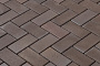 Тротуарная клинкерная брусчатка Vandersanden Bautzen коричнево-серая, 200*100*52 мм