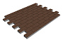 Плитка тротуарная SteinRus Прямоугольник А.6.П.4, Native, коричневый, 200*100*40 мм