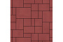 Плитка тротуарная SteinRus Инсбрук Альпен А.7.Псм.4, гладкая, красный, толщина 40 мм