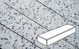 Плитка тротуарная Готика, Granite FINO, Паркет, Грис Парга, 300*100*80 мм