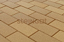 Плитка тротуарная Steingot Моноцвет, Прямоугольник, фаска 1,5*1,5, желтый, 200*100*60 мм