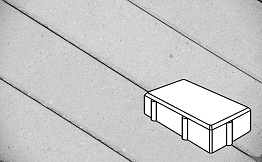 Плитка тротуарная Готика Profi, Брусчатка, светло-серый, частичный прокрас, с/ц, 200*100*100 мм