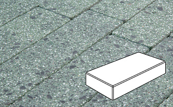 Плитка тротуарная Готика, Granite FINERRO, Картано, Порфир, 300*150*100 мм