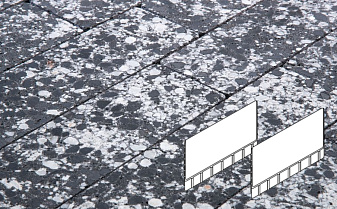 Плитка тротуарная Готика, City Granite FINO, Плита AI, Диорит, 700*500*80 мм