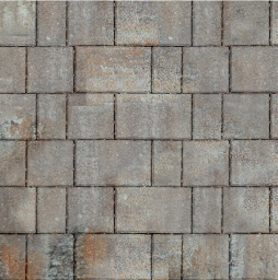 Плитка тротуарная SteinRus New City Street В.8.Псм.8, гладкая, ColorMix Берилл, толщина 80 мм