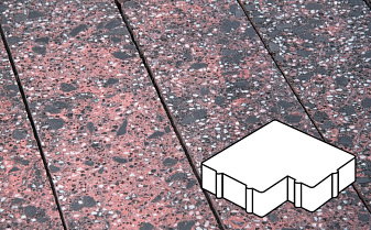 Плитка тротуарная Готика, City Granite FINO, Калипсо, Дымовский, 200*200*60 мм