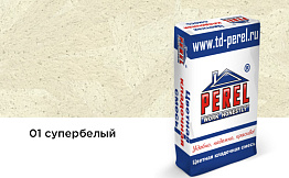 Цветная кладочная смесь Perel VL 0201 супер-белый, 25 кг