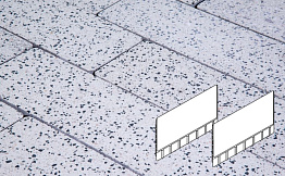 Плитка тротуарная Готика, Granite FINO, Плита AI, Покостовский, 700*500*80 мм