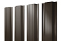 Штакетник Прямоугольный 0,5 GreenCoat Pural BT RR 32 темно-коричневый