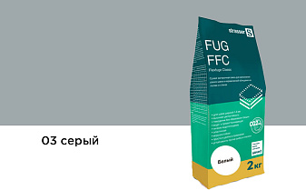 Сухая затирочная смесь strasser FUG FFC для узких швов 03 серый, 2 кг
