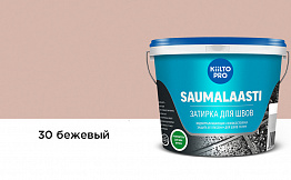 Затирка Kiilto Saumalaasti для плитки, цвет 30 бежевый, 10 кг